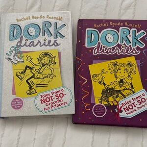 Dork Diaries Book Set - Silver and Purple Covers